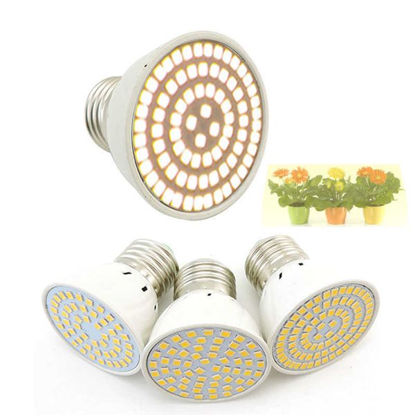 Les lumières de culture 48 60 80 plante LED Culture des ampoules intérieures spectre complet E27 Phytolamp Vegs jaune Cultivo Growbox Boîte à fleur de soleil Boîte de serre P230413