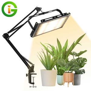 Grow Lights 50W 100W 150W LED Grow Light avec support Full Spectrum Sunlike LED Phyto Lamp pour l'éclairage de croissance des plantes à effet de serre d'intérieur P230413