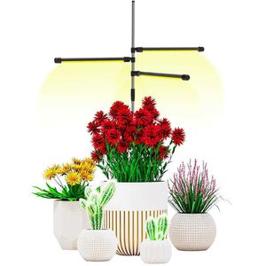 Grow Lights 5V LED lampe de plante au sol spectre complet longue bande plante verte succulente lumière de remplissage en pot 360 commutateur de rotation lampe de croissance de synchronisation YQ230926