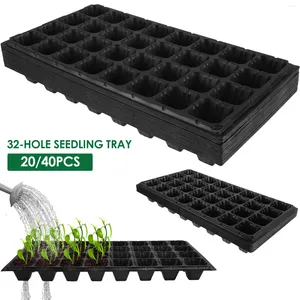 Kweeklichten 640/1280/1000 Cellen Zaad Start Tray Vegetable Fruit Starter Herbruikbare zaailingsladen met afvoergaten duurzaam