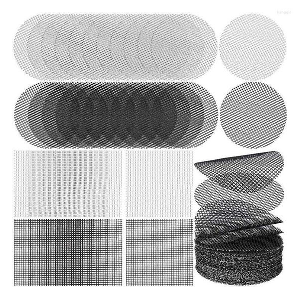 Grow Lights ABHG 200 Pièces Pot De Fleur Trou Mesh Pad Bonsai 2 Pouces Rond Et Carré Fond Grille Tapis