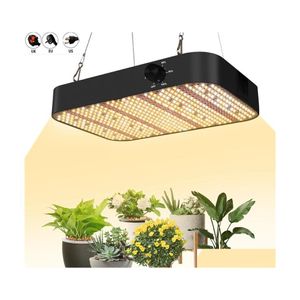 Kweeklichten dimable kweek licht 600w fl spectrum waterdichte kan LED -plantlichten om verschillende groeifasen aan te passen planten greenho otd7j