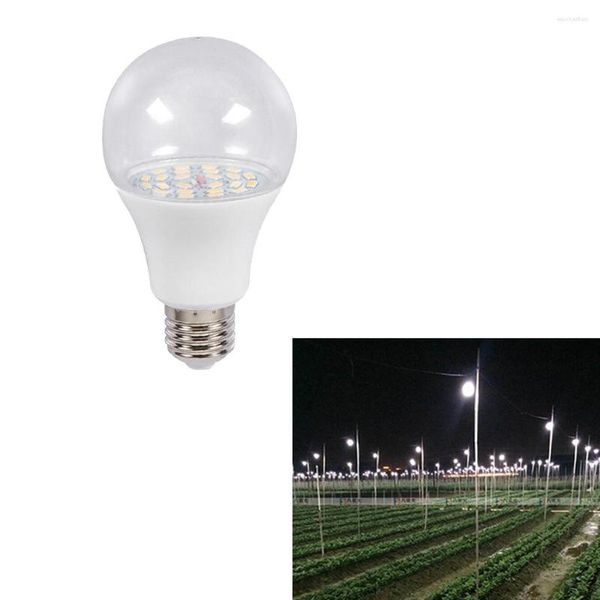 Grow Lights E27 7W LED Serre Fruits Full Spectrum Plant Light Bulb AC85V-265V