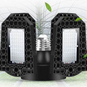 Luces de cultivo Lámpara de luz de crecimiento vegetal fácil de instalar Bombilla de espectro completo plegable y compacta