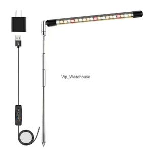 Kweeklampen Volledig spectrum LED-kweeklampen voor kamerplanten met verstelbare hoogte 3 verlichtingsspectrum Automatische timer 3/9/12 uur US-stekker YQ230927 YQ230927