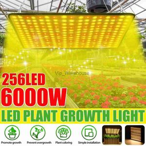 Kweeklampen Volledig spectrum met LED Grow Light Panel 6000W Pro Grow Lampen Hydroponic Hanging Kit voor binnenplanten AC85 tot 265V YQ230927