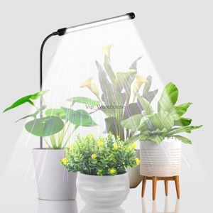 Cultivez des lumières Lumière de croissance des plantes d'intérieur 6000 K Lampe à col de cygne à spectre complet pour petites plantes pour semis Minuterie automatique YQ230926