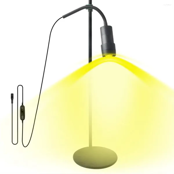 Lampes de culture LED pour plantes d'intérieur, avec minuterie, 3/6/12 heures, lampe de croissance, prise ue