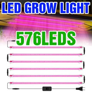 Grow Light LED Full Spectrum Phyto Lamp for Hydroponics Flower Seeds, Greenhouse Growing System, Plant Light Bulb, 220V Phytolamp, P230413