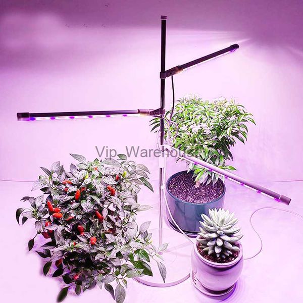 Luces de cultivo LED Luz de cultivo para plantas de interior Rojo Azul 4000K Lámpara de cultivo de plantas de espectro completo con temporizador para plantas de plántulas de flores hidropónicas YQ230927