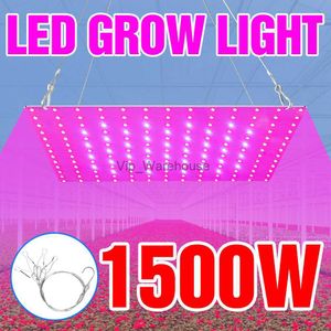 Grow Lights Led élèvent la lumière spectre complet lampe de plante hydroponique panneau quantique 1000W 1500W Led ampoule de plante pour la culture de graines de fleurs à effet de serre YQ230926