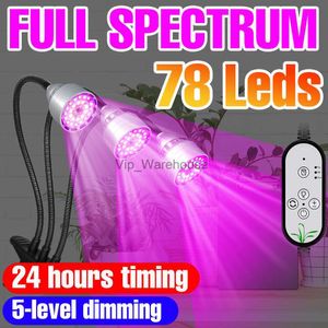 Kweeklampen Led-kweeklamp Volledig spectrum Phyto-lamp Kas Cliptiming Dimbaar voor kamerplanten Bloemzaailing Hydrocultuur Tentbox YQ230926