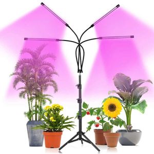 Grow Lights LED Grow Light USB Phyto Lampe Full Spectrum Fitolamp Avec Stand Control Dimmable Plant Light pour Semis Flower Home Tent P230413