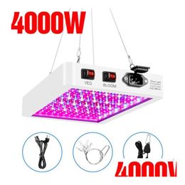 Cultiver des lumières lumière LED 4000W 5000W pour les plantes d'intérieur serre magasin livraison directe éclairage Dhj75