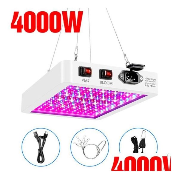 Luces de cultivo luz Led 4000W 5000W para plantas de interior tienda de invernadero iluminación de entrega directa Dhj75