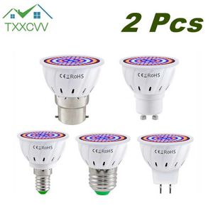 Luces de cultivo Phyto Led B22 Luz de crecimiento hidropónico E27 Bombilla de cultivo Led MR16 espectro completo 220V lámpara UV planta E14 plántulas de flores Fitolamp P230413