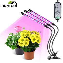 RnnTuu LED élèvent la lumière USB Phyto lampe Fitolamp à spectre complet avec phytolampe de contrôle pour les plantes semis fleur maison tente YQ230927