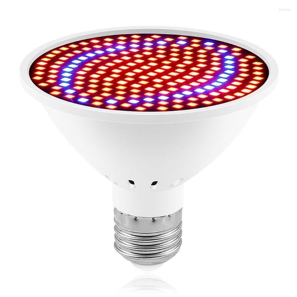 Élèvent des lumières lumière végétale E27 plante d'intérieur croissante lampe à spectre rouge bleu 85-265V semis fournitures pour la maison 126 perles