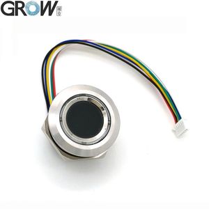 GROW R503 New Circular Round RGB Ring Indicator LED Control DC3.3V MX1.0-6pin Capacitive Fingerprint Module Sensor Scanner