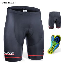 GRSRXX Shorts de cyclisme d'été pantalons de vélo pour hommes vtt antichoc 5D Gel Pad collants respirant course sur route vélo vêtements de sport 240105