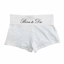 Grunge gótico High Street Y2K Shorts Harajuku Carta Imprimir Fi Punk Vintage Medio pantalones Hip Hop Pantalones casuales de gran tamaño E-Girl e3FJ #