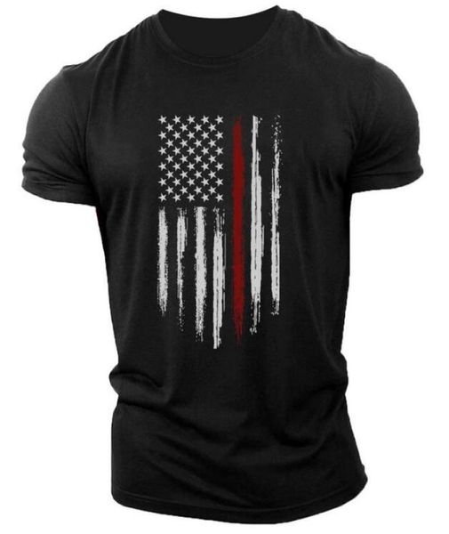 Grunt Style Ink of Liberty Bandera nacional Camiseta negra para hombre Camiseta de manga corta estampada Camiseta de marca Camisetas para monopatín Hombres Round7211218