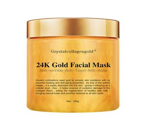 Grystal Collagène Gold Woman039S Masque facial facial 24k Gold Collagène PEET OFF MASCE FACIAL VACHIE MYCHE MYDURISATION HYDURISATION 6802954