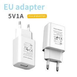 GS CE Certificaat EU Plug Adapter 5V 1A 2A USB Wall Charger Reizen Mobiele Telefoon Snelle Oplader Power adapter Voor Samsung Xiaomi LG Duitsland Standaard
