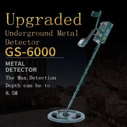 GS6000 Hoge nauwkeurigheid waterdicht GS-6000 ondergrondse metaaldetector Schatzoeken Goud kan ondergrondse diepte detecteren 8,5 cm 240109