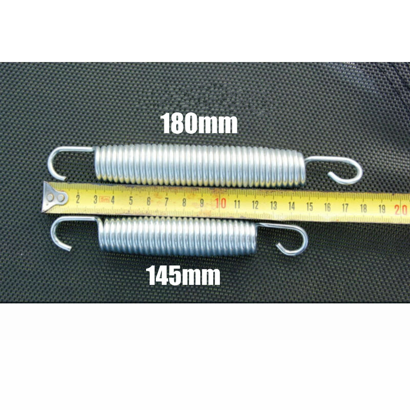 GSD Trampoline Replace Spring of length 145mm/180mm, Trampoline Replacement Galvanized Steel Springs