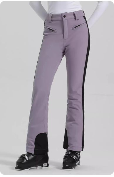 Pantalones de esquí de invierno de gsou para mujeres al aire libre de alta calidad a prueba de viento a prueba de agua, pantalones de nieve tibio, snowboard 231221