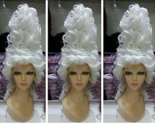 Envío Gratiscosplay Marie Antoinette Renacimiento Traje Peluca Rococó ...