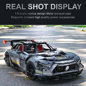 GT R ​​SUPER RACING AUTO BOUWBODES AMGG -expert beroemde C63 Sport Cars Technicial Accessories 13123 App RC MOC 73939 Bricks Kids Birthday Toys Christmas Gifts