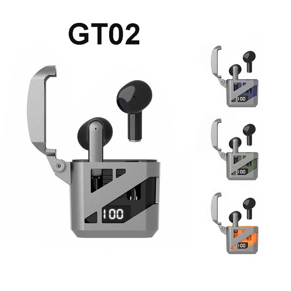 GT02 Mecha TWS auriculares inalámbricos Bluetooth Control táctil reducción de ruido estéreo juego auriculares