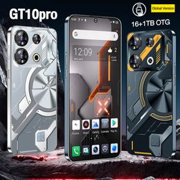 GT10 Pro Cross-Border 6 128 Nieuwe best verkochte in voorraad 4G Alle Netcom 6,8-inch Android Smartphone Buitenlandse handelslevering