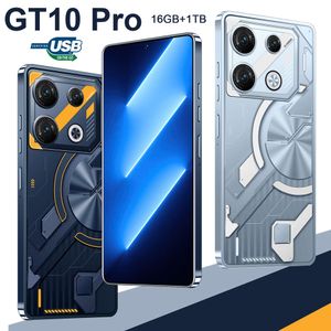 GT10PRO NIEUWE TELEFOON 3+32 GB geheugen 7,3-inch geperforeerd groot scherm Android 4G-smartphone