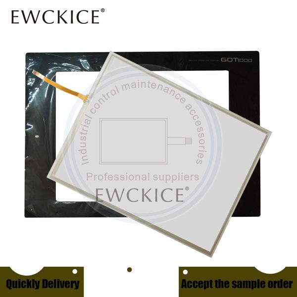 GT1275-VNBA Piezas de repuesto GT1275-VNBA-C PLC HMI Pantalla táctil industrial y película de etiqueta frontal