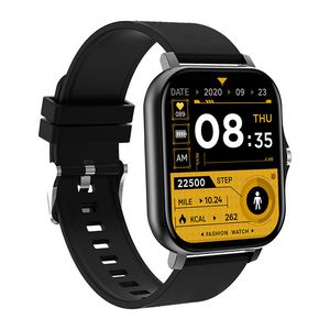 GT20 Bluetooth Smart Watch Multi-Sport Mode Touchscreen Smartwatches Hartslag Bloeddruk Zuurstof Aangepaste wijzerplaat Armband voor iOS Android-telefoons in doos