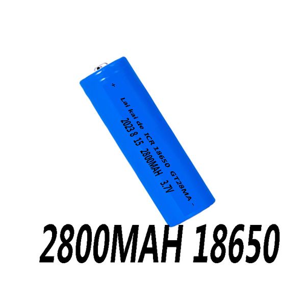 GT28MA 2800mAh batería recargable 3,7 V Li-ion 18650 batería para linterna LED batería de cargador de pared de viaje