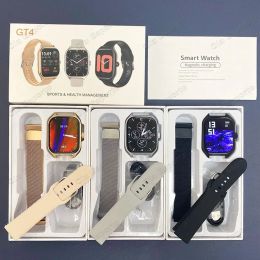 GT4 HD Smart Watch 2,1 pouces Écran infini Smart Watch Men Femmes Téance cardiaque Appel téléphonique imperméable Montres sportives 2023 PK H13 H15