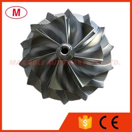 GT45 PT7675 mise à niveau turbocompresseur Turbo billette roue de compresseur/aluminium 2618/roue de fraisage 78.00/110.00mm 7/7 lames pour cartouche/CHRA/noyau