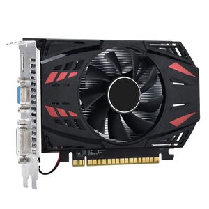 GT730 PC de bureau cartes graphiques PCIE20 16X ordinateur graphique avec ventilateur de refroidissement HDVGADVI DDR3 4GB carte de jeu 240318