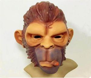 GTA Grand Theft Auto V Gorilla Mask Latex Beast Knight Chimpanzee Masks Hood Monkey Latex Mascaras Halloween Game Play333R9725955