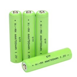 GTF 1.2V AAA Oplaadbare batterij 700 mAh Nieuwe alkalische oplaadbare batterij voor LED -zaklampspeelgoed Mp3 -drop verzending