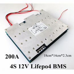 GTK 4S 200A Lifepo4 BMS Placa de protección de batería pcb para 12v 14,6 V lifepo4 paquete de batería del sistema solar