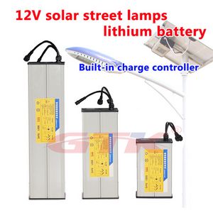 GTK – lampadaire solaire étanche IP67, batterie au lithium haute capacité 12V 20ah 30ah 40ah 50ah, unité de contrôle tout-en-un