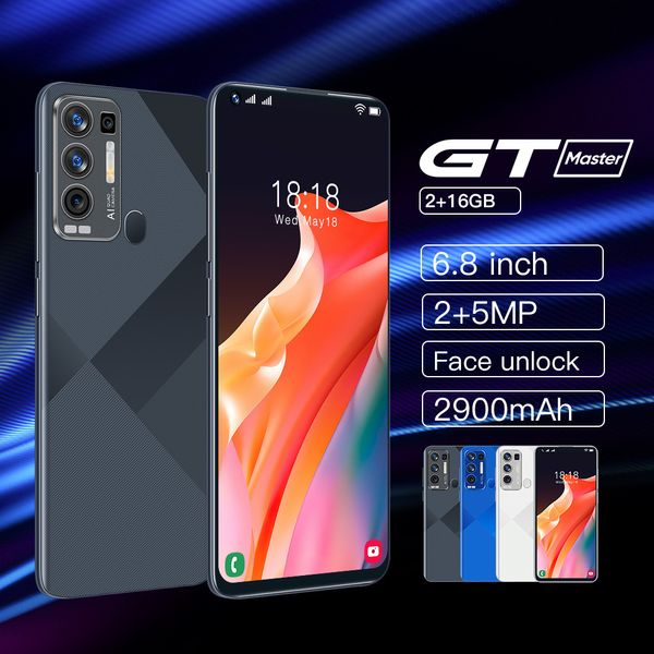 GTMASTER NOUVEAUX PRODUITS EN BOURC CROSS-BROSSION de 6,8 pouces Écran HD Full Smartphone Android 2 16 Livraison du commerce extérieur