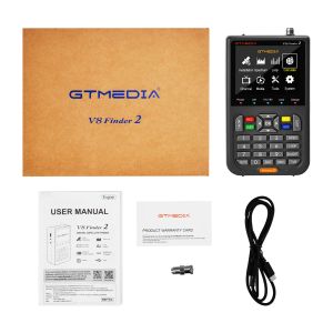 GTMEDIA V8 FINDER 2 SATEllite Signal Finder DVB-S / S2 / S2X Digital 1080p HD H.264 VS ST-5150 V8 FINDER PRO WS6933 WS6980