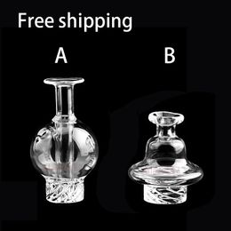 GTR CAP Rip Tide Bubble Cap Spinning Carb Cap Double canaux de flux d'air pour Dab Rigs Bongs Narguilé Fumer Shopm Accessoires Brûleur à mazout