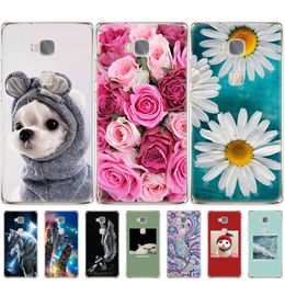 Cover Phone Case Voor Huawei Honor 5X Soft Tpu Silicone Back 360 Volledige Shockproof TransparenT Fundas Clear Coque